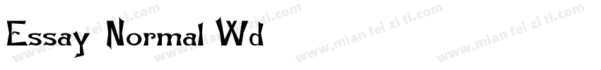 Essay-Normal Wd字体转换